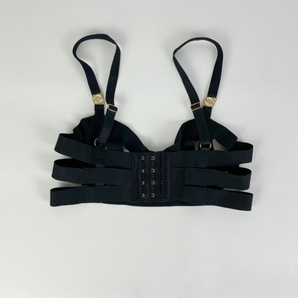 Victoria's Secret Other - NWOT Victoria's Secret Bra 32B Unlined Balconet Strappy Banded Black B1724